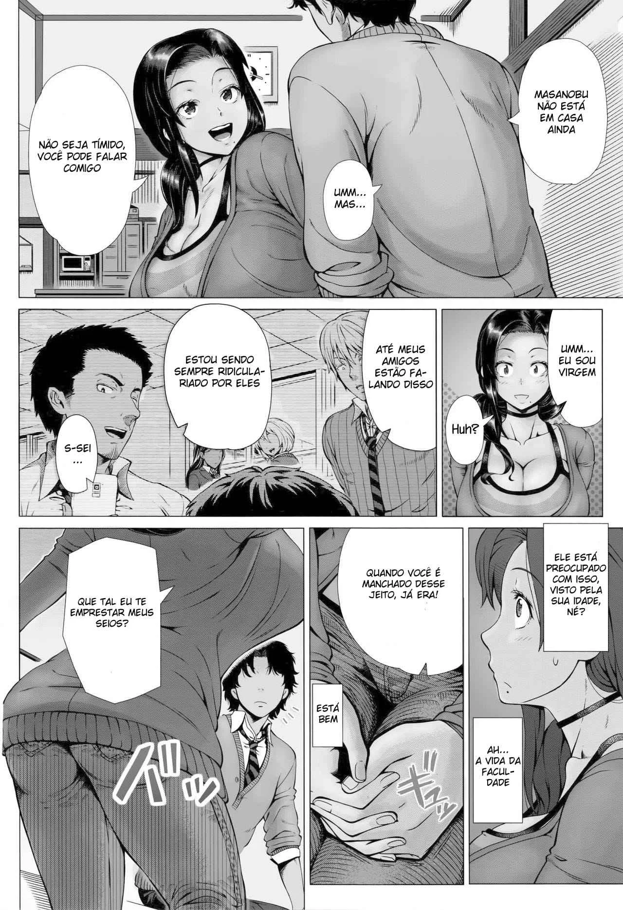 Sogro Fode a Nora de Buceta Grande - Hentai Explícito em HQ