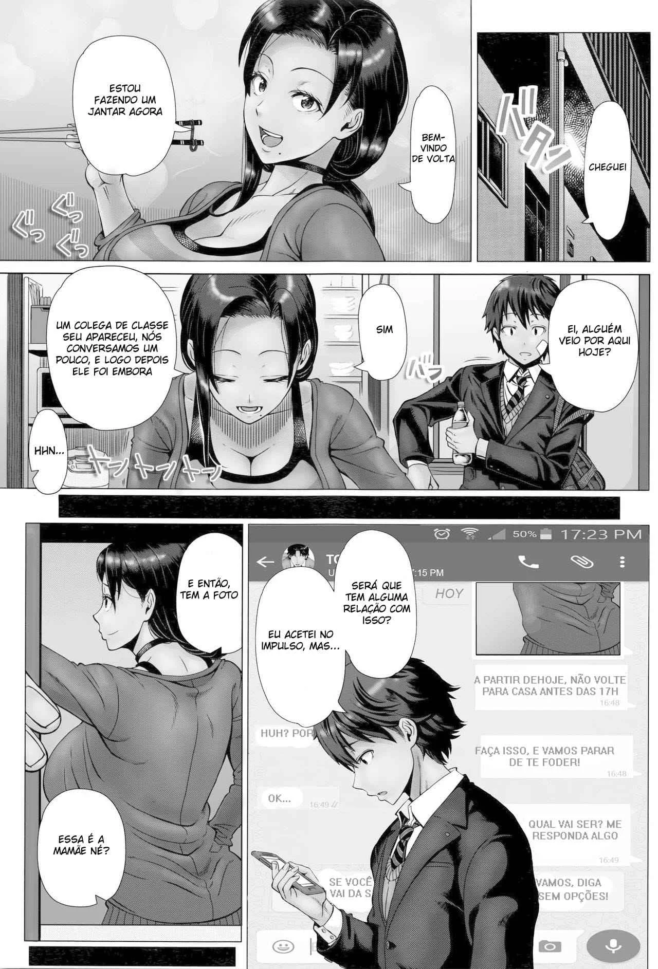 Sogro Fode a Nora de Buceta Grande - Hentai Explícito em HQ