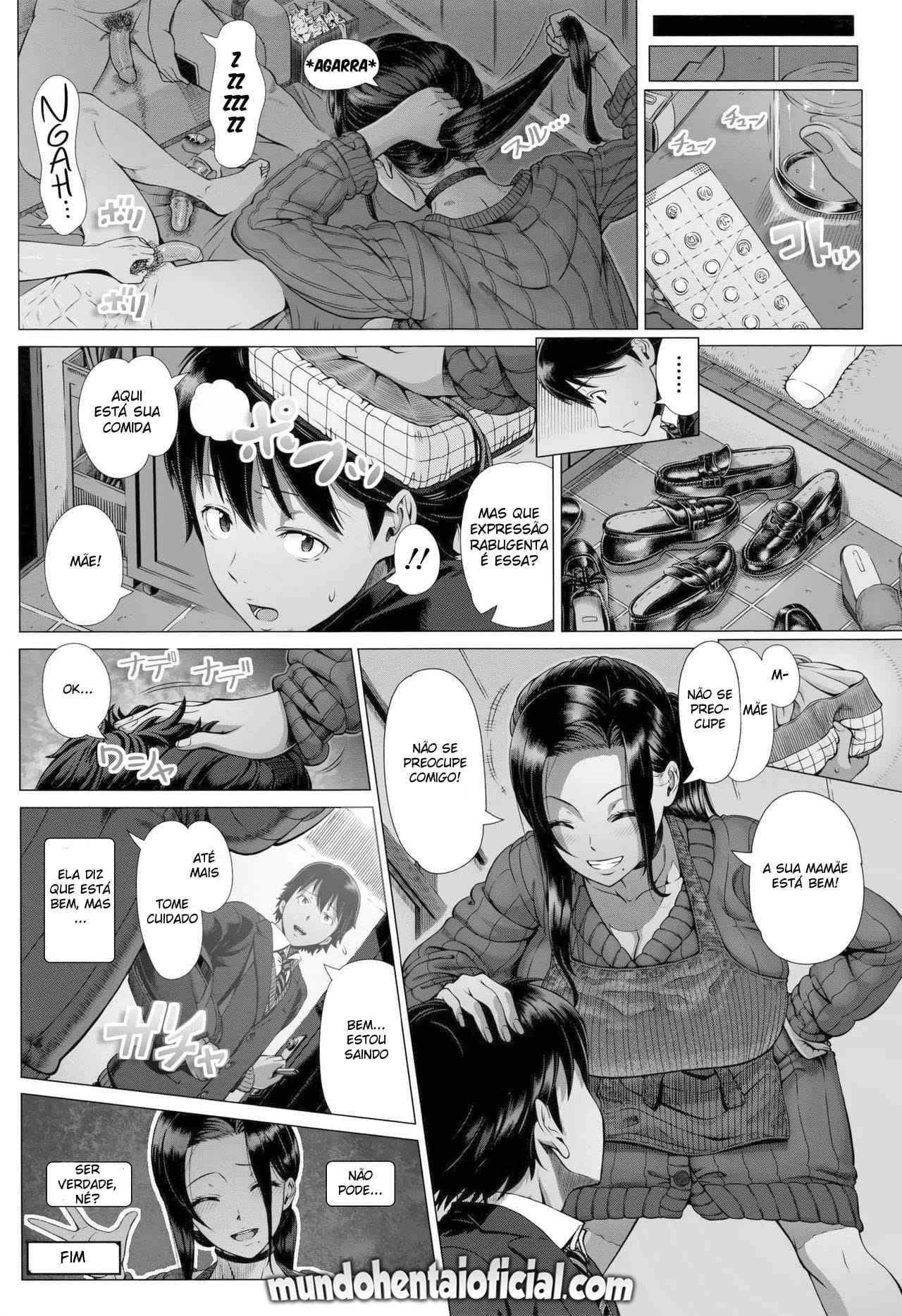 Sogro Fode a Nora de Buceta Grande - Hentai Explícito em HQ