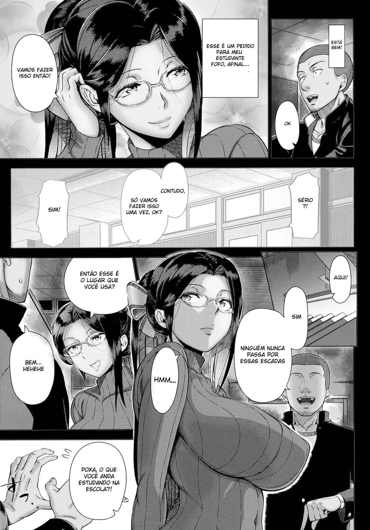 Sogro Fode a Nora de Buceta Grande - Hentai Explícito em HQ