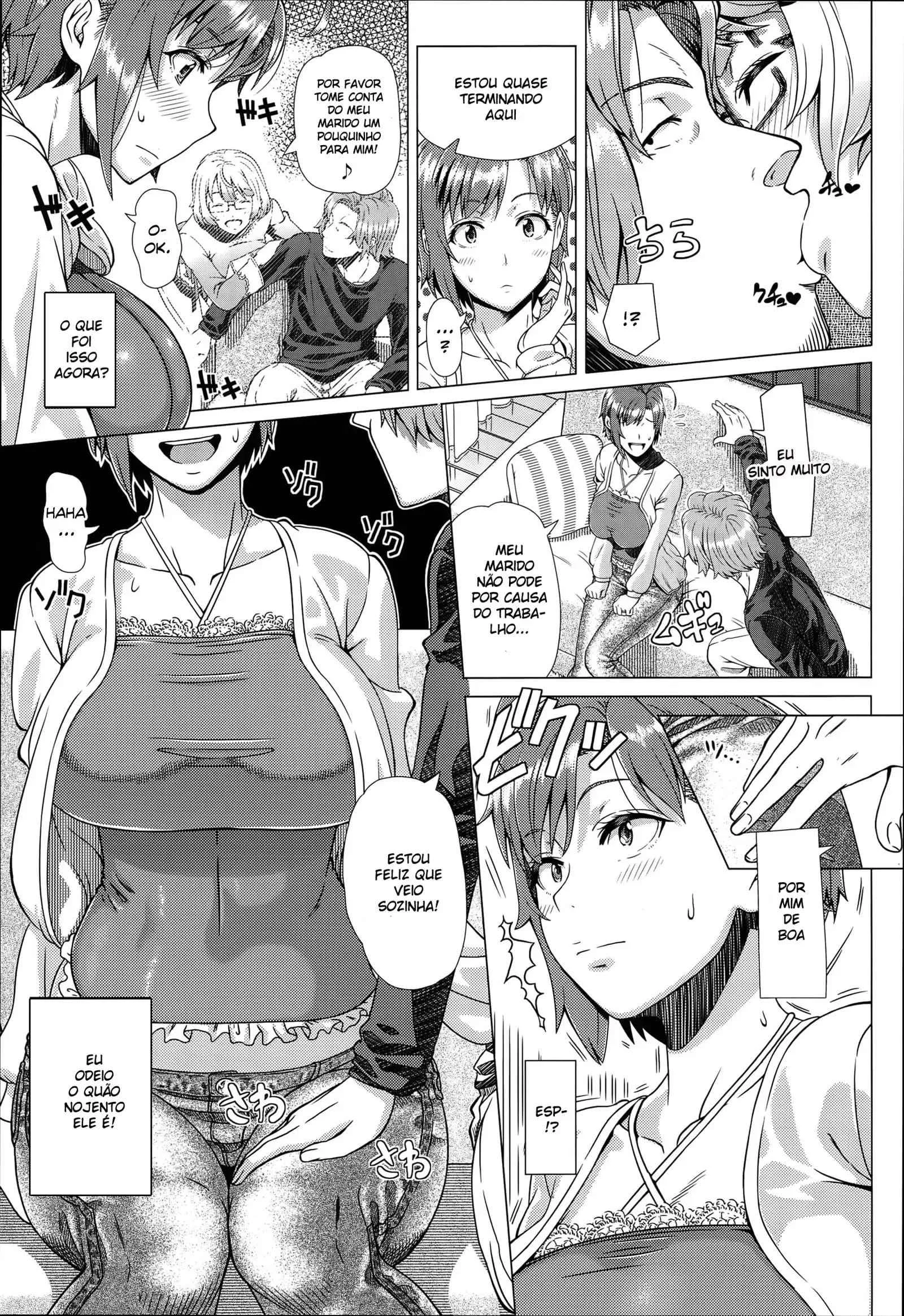 Sogro Fode a Nora de Buceta Grande - Hentai Explícito em HQ