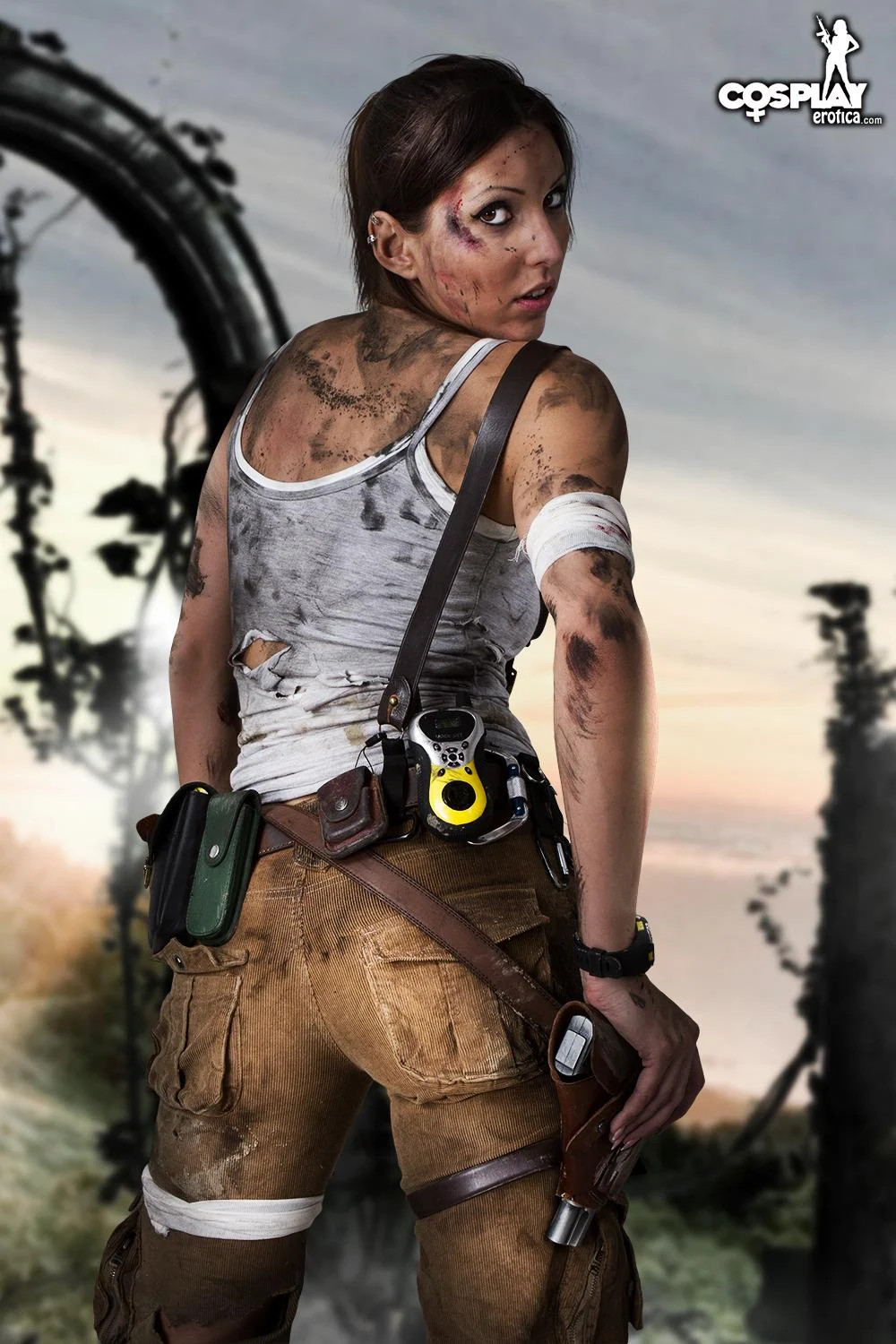Lara Croft Cosplay: Hentai Explícito em Quadrinhos Provocantes