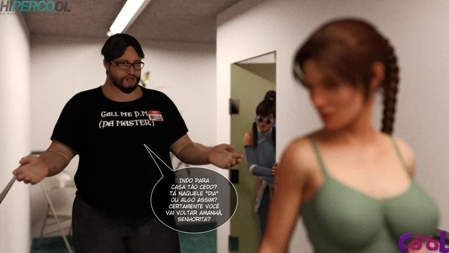 Lara Croft: Aventura Erótica no Banheiro em HQ 3D Explícita