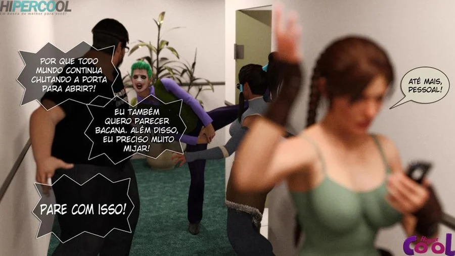 Lara Croft: Aventura Erótica no Banheiro em HQ 3D Explícita