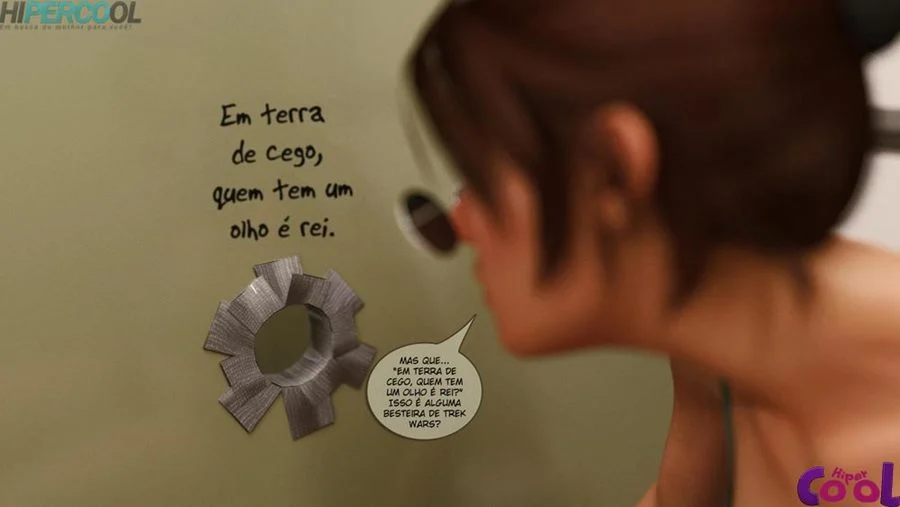 Lara Croft: Aventura Erótica no Banheiro em HQ 3D Explícita