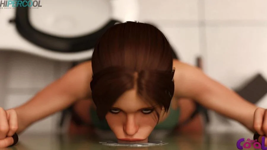 Lara Croft: Aventura Erótica no Banheiro em HQ 3D Explícita