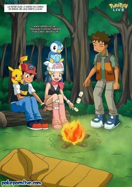 Ash Arregaçando a Boceta Ensopada da Misty em HQ Pornô Explícito