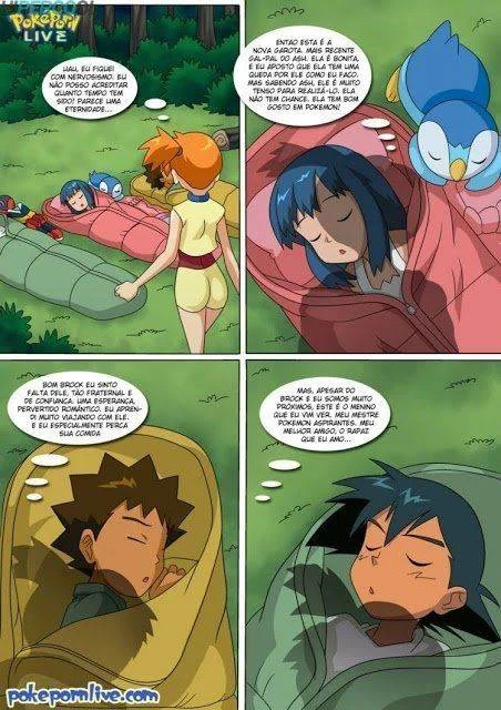 Ash Arregaçando a Boceta Ensopada da Misty em HQ Pornô Explícito