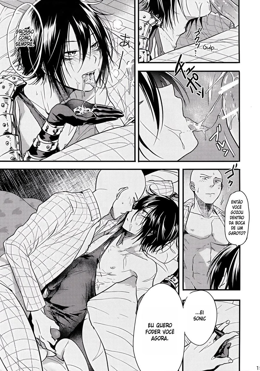 Sonic Fode Saitama - Yaoi Explícito em Quadrinhos de Sexo Brutal