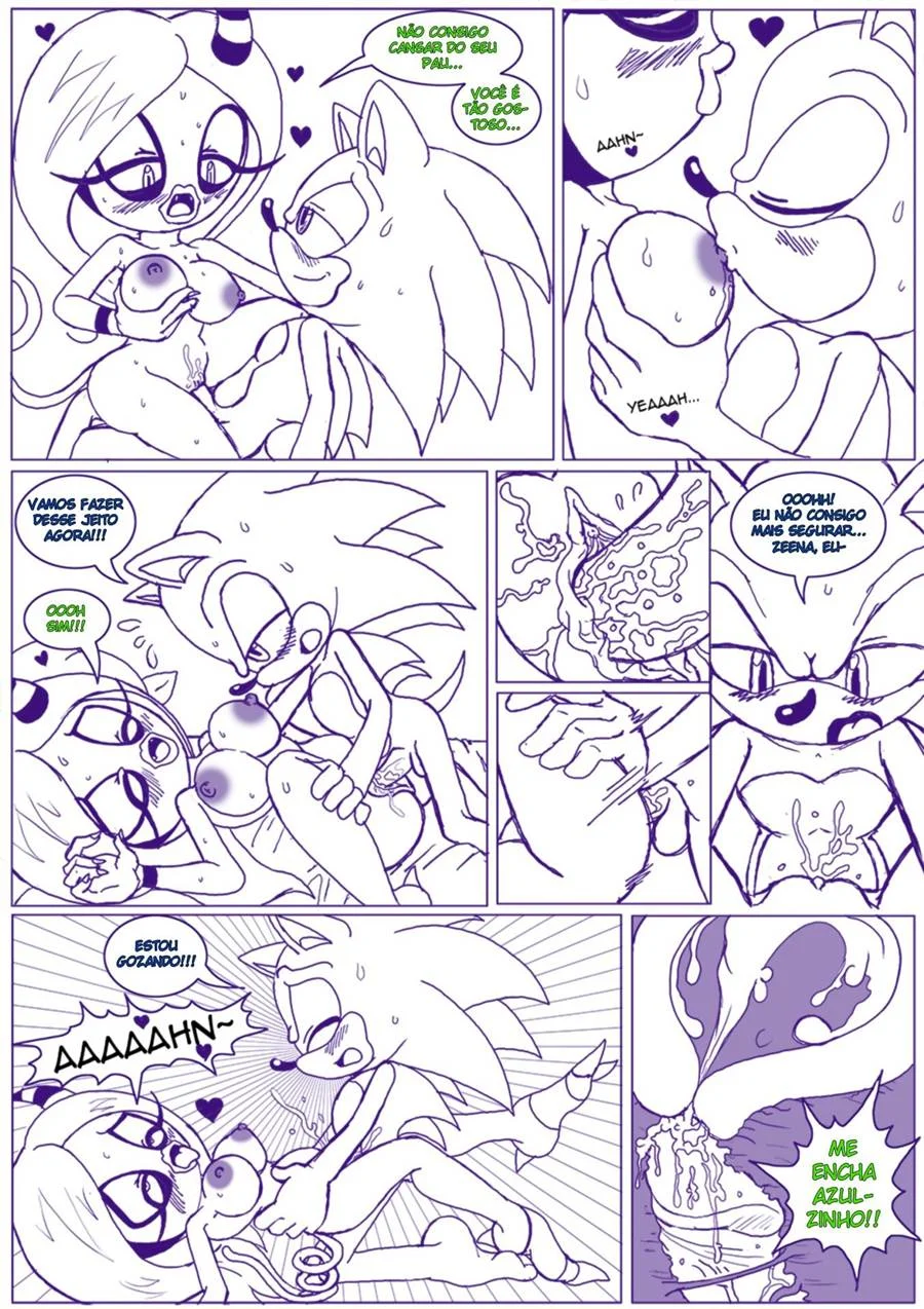 Sonic Dando Duro na Zeena - Hentai Explícito de Personagens Animados