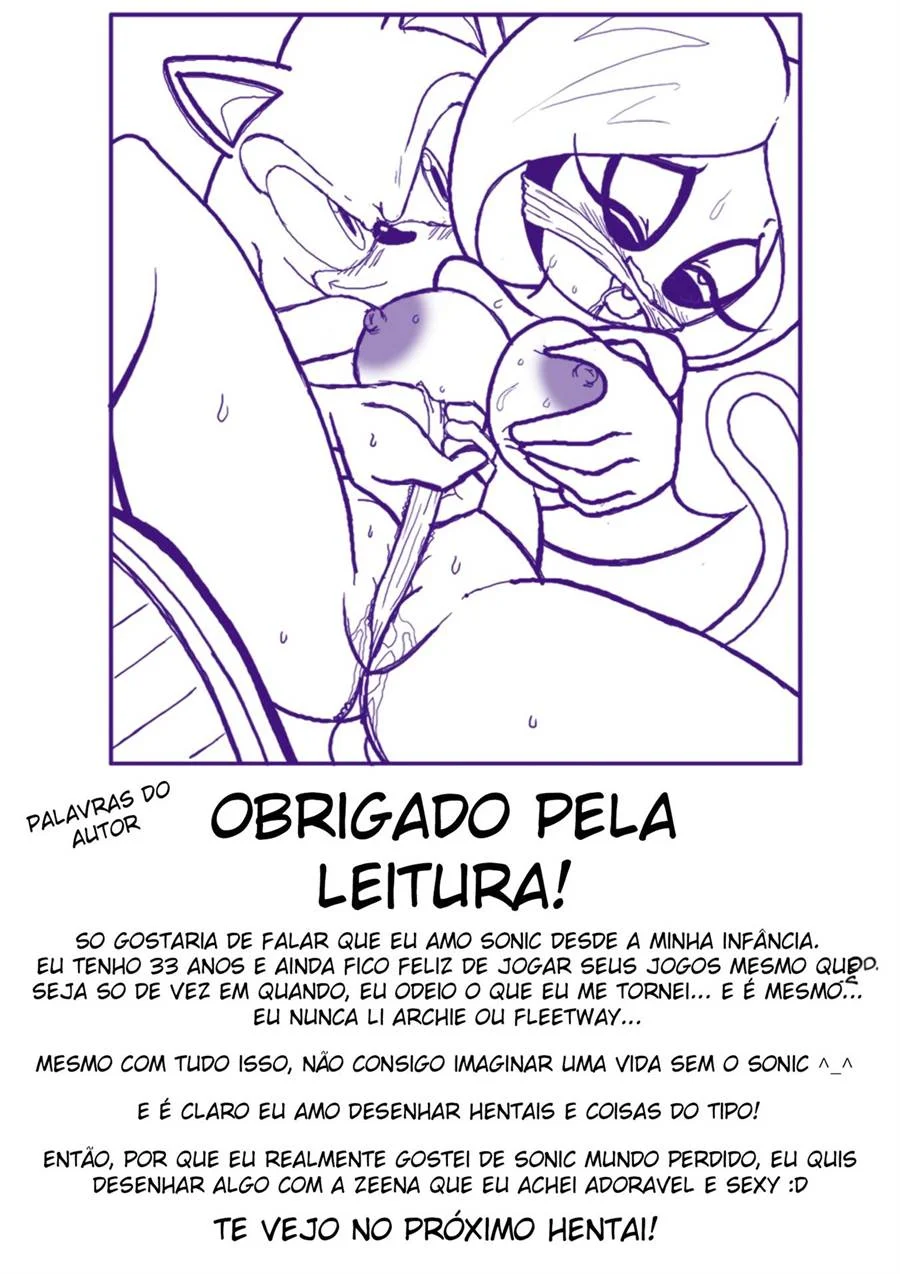 Sonic Dando Duro na Zeena - Hentai Explícito de Personagens Animados