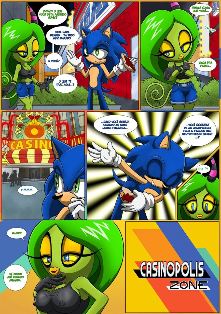 Sonic Dando Duro na Zeena - Hentai Explícito de Personagens Animados