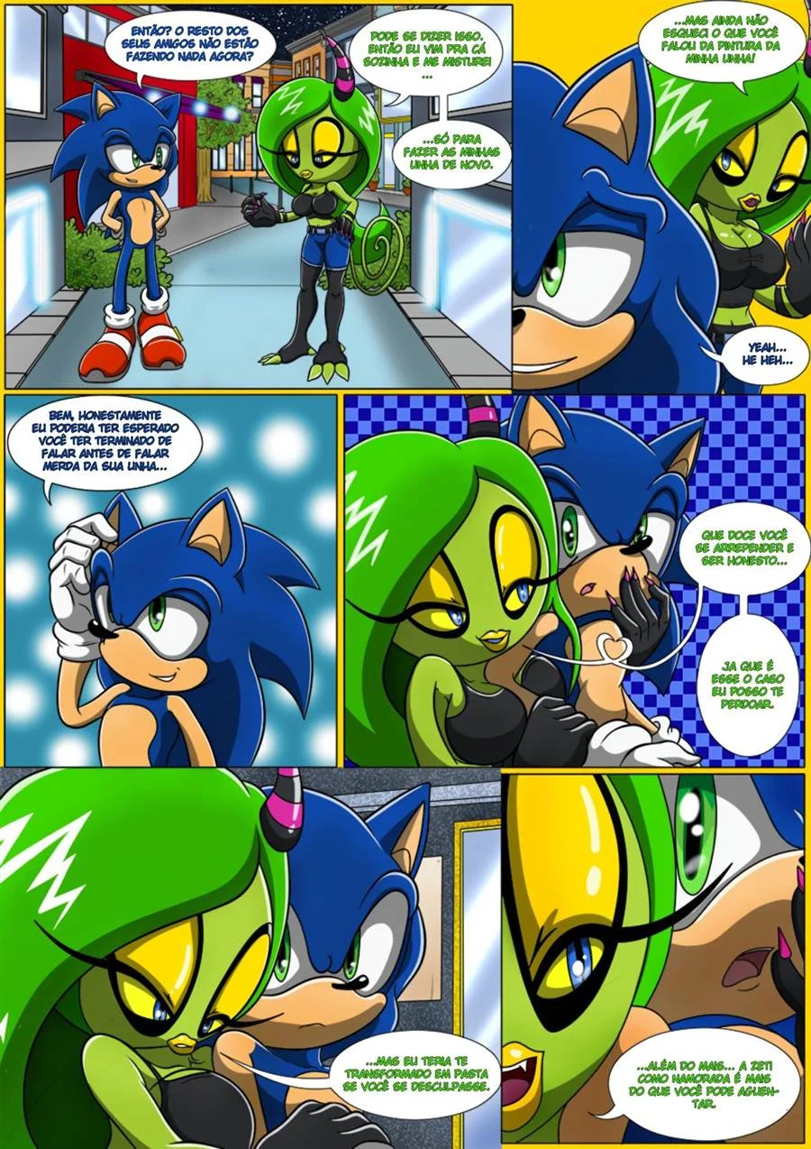 Sonic Dando Duro na Zeena - Hentai Explícito de Personagens Animados