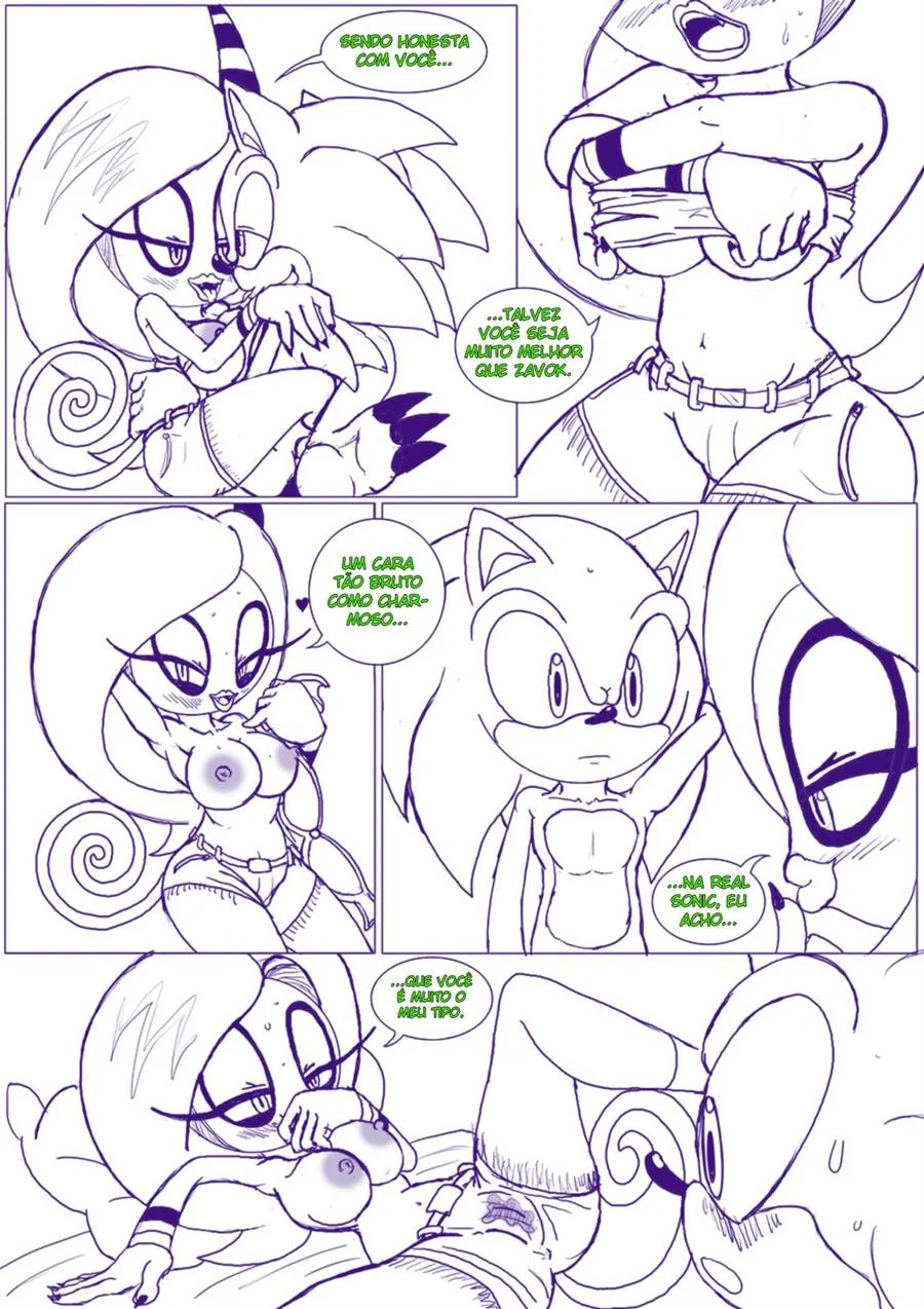 Sonic Dando Duro na Zeena - Hentai Explícito de Personagens Animados