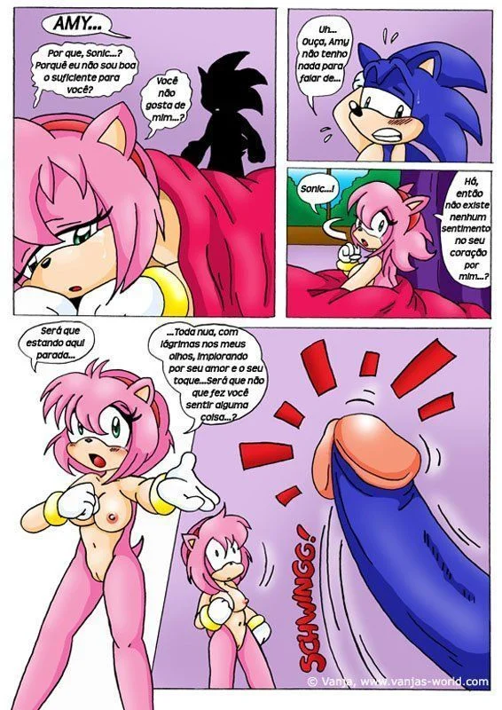 Explorando os Desejos de Amy: Hentai Explícito com a Sonic Mais Safada