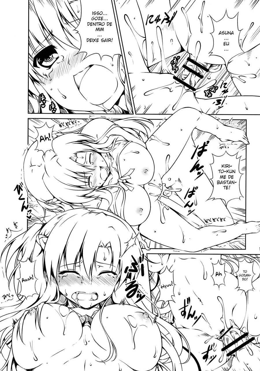 Asuna Fazendo Safadeza com Todo Mundo nos Quadrinhos Proibidos