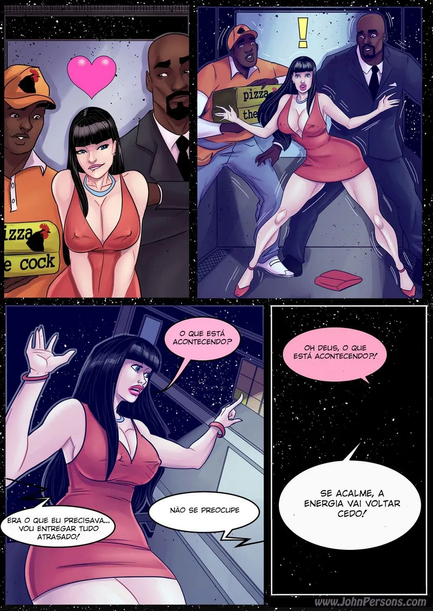 Ficando Deprimente no Elevador com Luciana Fellini - Quadrinhos Explícitos