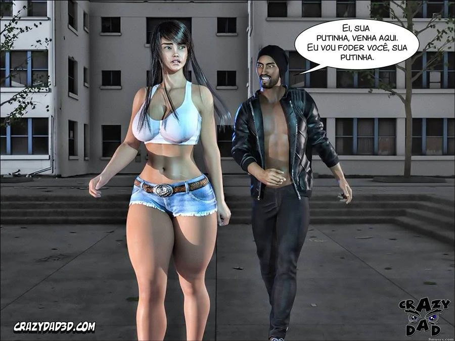 Espancada Sexual: Aventuras Proibidas em HQ 3D Explícita