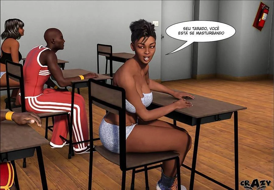 Professor Punheta: Marilia Recebe Tapa no Rabo Enquanto Dá na Aula - Hentai 3D
