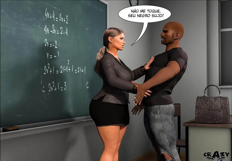 Professor Punheta: Marilia Recebe Tapa no Rabo Enquanto Dá na Aula - Hentai 3D