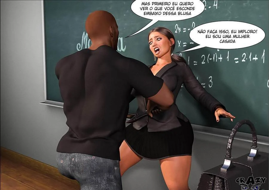 Professor Punheta: Marilia Recebe Tapa no Rabo Enquanto Dá na Aula - Hentai 3D