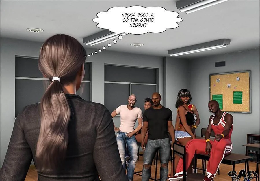 Professor Punheta: Marilia Recebe Tapa no Rabo Enquanto Dá na Aula - Hentai 3D
