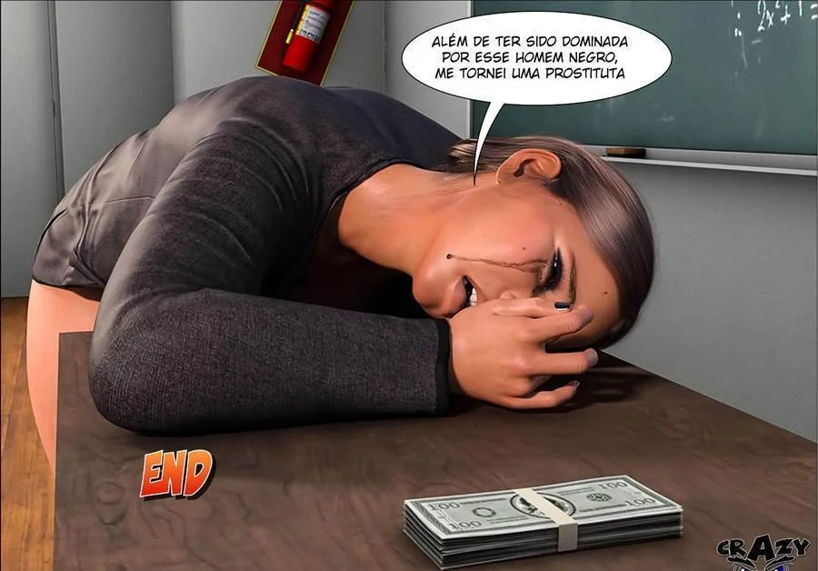 Professor Punheta: Marilia Recebe Tapa no Rabo Enquanto Dá na Aula - Hentai 3D