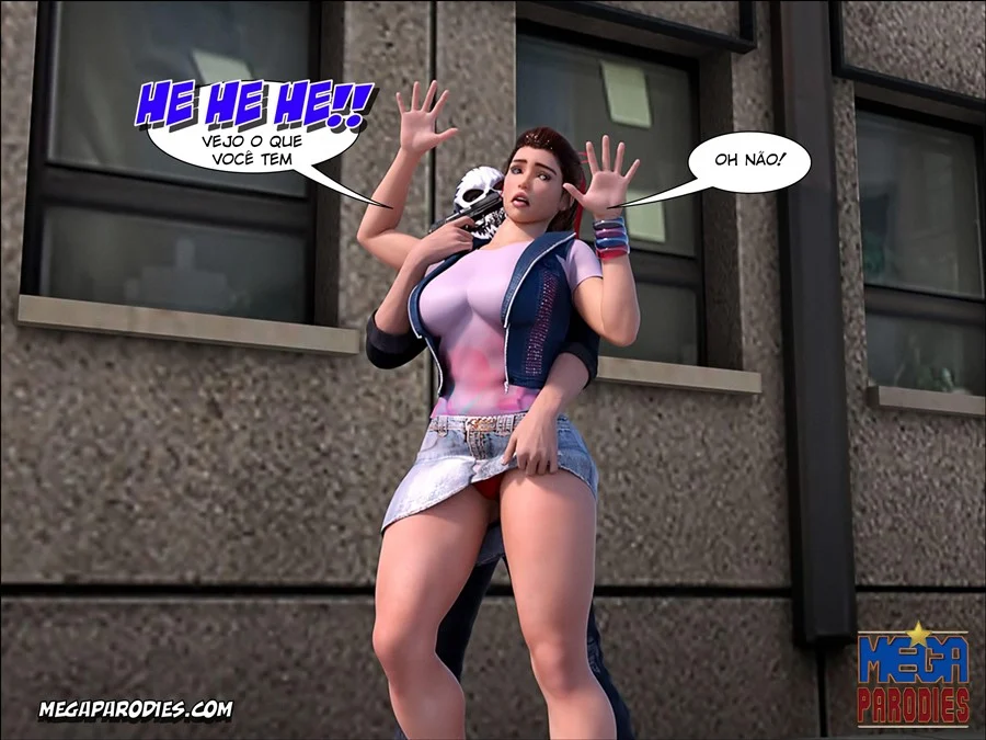 Spider-Gwen Submissa: Rhino Estraga a Garota-Aranha em 3D Explícito