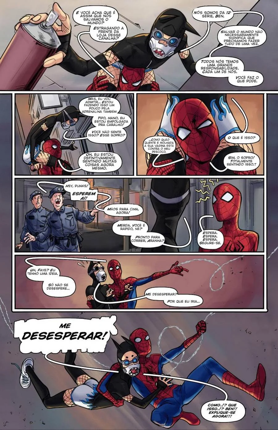 Onde as Teias Enlaçam: Hétero Fodendo com a Versão Pornô do Homem-Aranha
