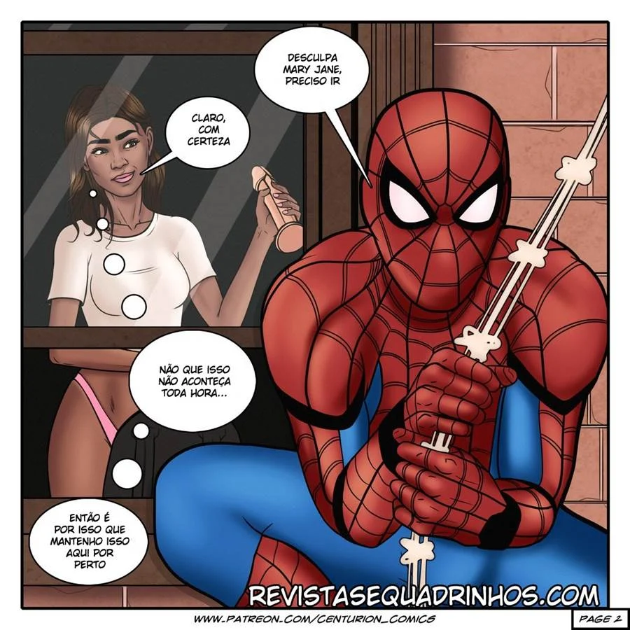Spiderman Fode a Mary Jane Com Suas Teias em HQ de Sexo Explícito