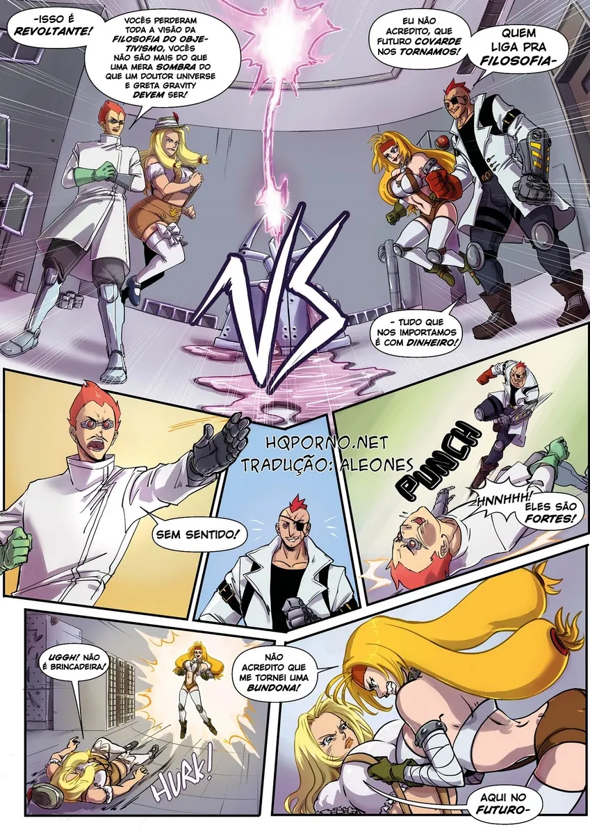 Hentai Picante: Spinnerette, Greta e Dr. Universe em Situação Explícita