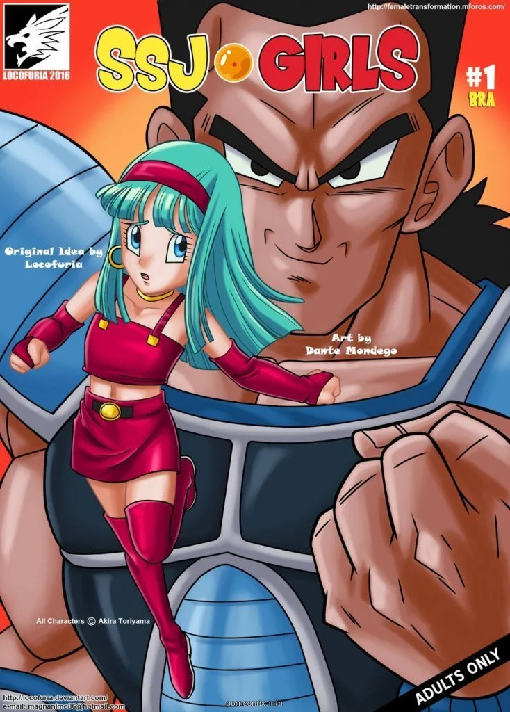 Garotas Perversas: Tesão Explícito em Quadrinhos Eróticos de Saiyajins Safadas