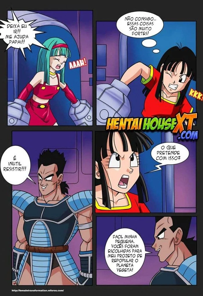 Garotas Perversas: Tesão Explícito em Quadrinhos Eróticos de Saiyajins Safadas