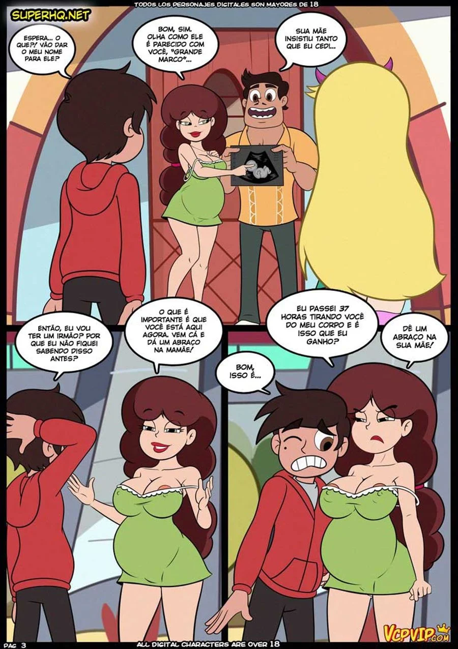 Sexo Explícito com Estrela: HQ Pornô Cartoon com Cenas Picantes