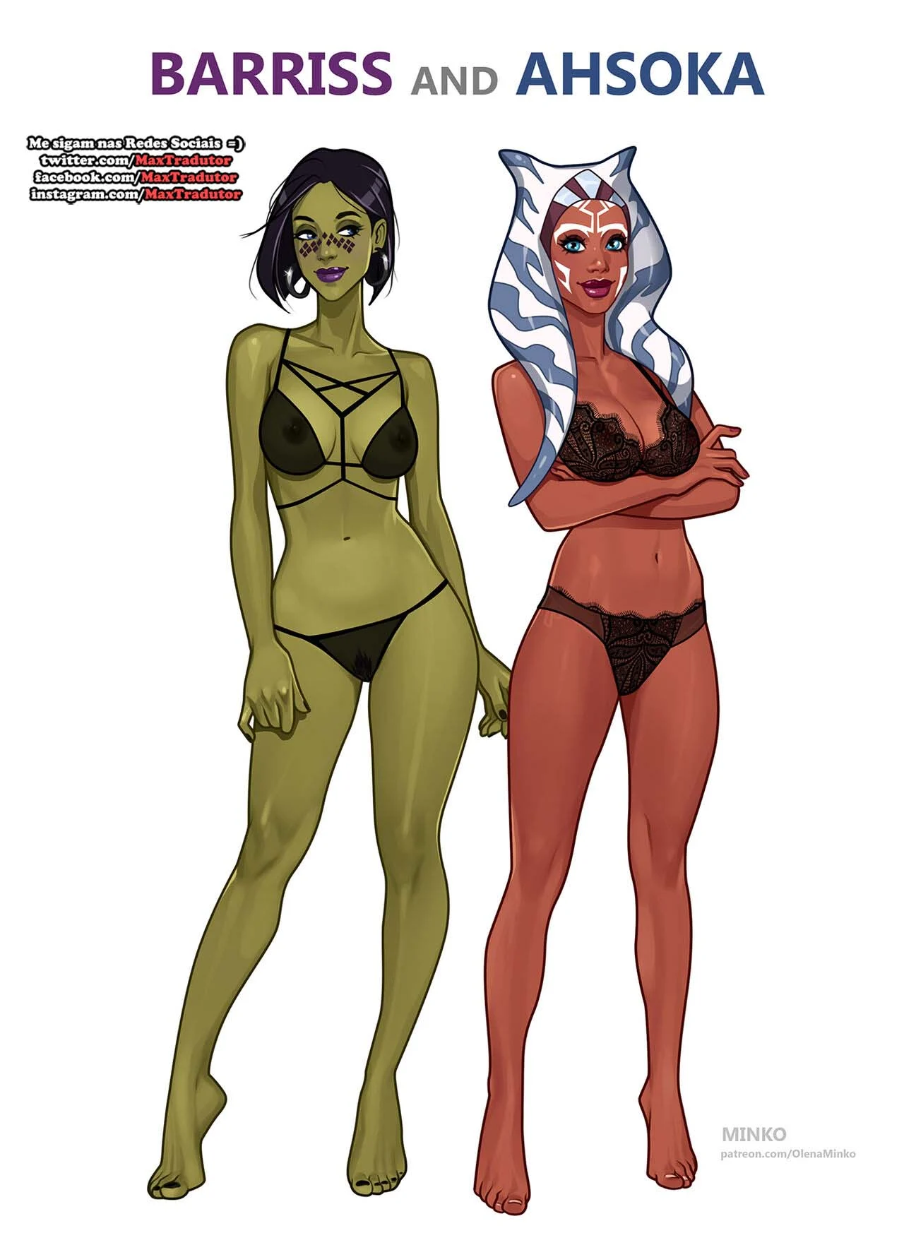Beijo Lésbico Explícito: Ahsoka e Barris nos Quadrinhos Star Wars Beijo Lésbico Explícito: Ahsoka e Barris nos Quadrinhos Star Wars