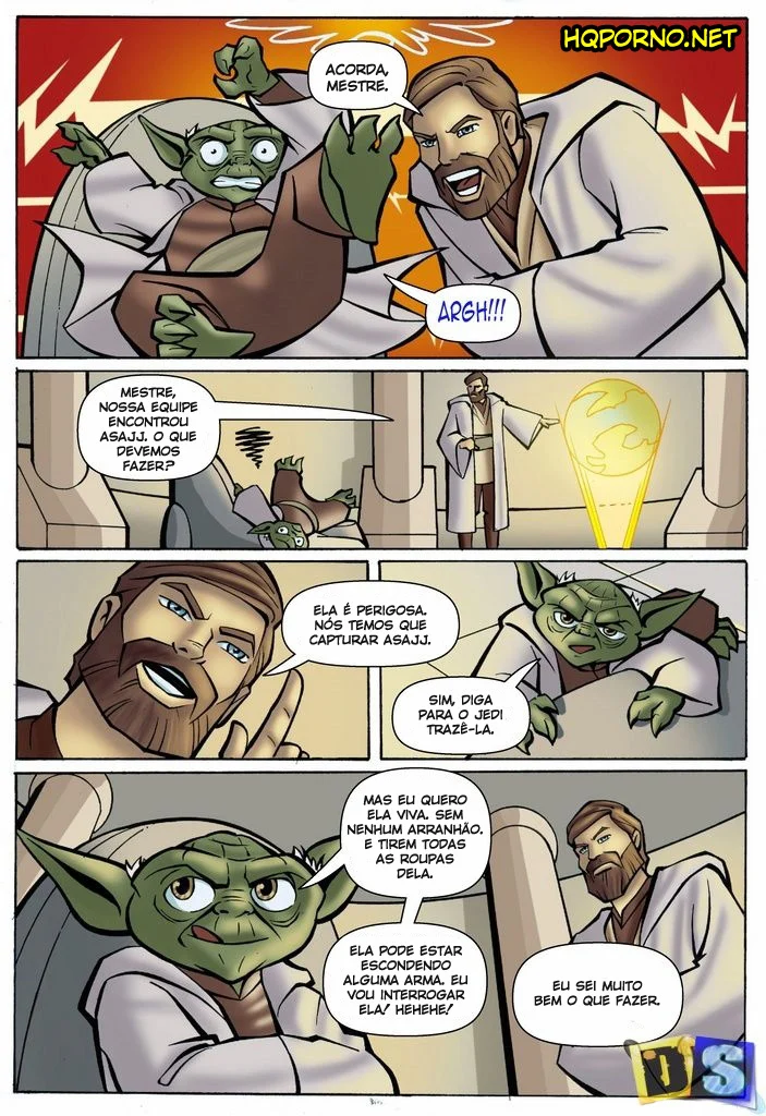 Star Wars Porn: As Guerras Clônicas - Exploração Erótica em Quadrinhos de Sexo Explícito