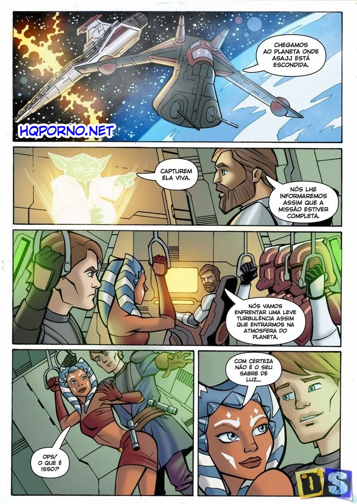 Star Wars Porn: As Guerras Clônicas - Exploração Erótica em Quadrinhos de Sexo Explícito