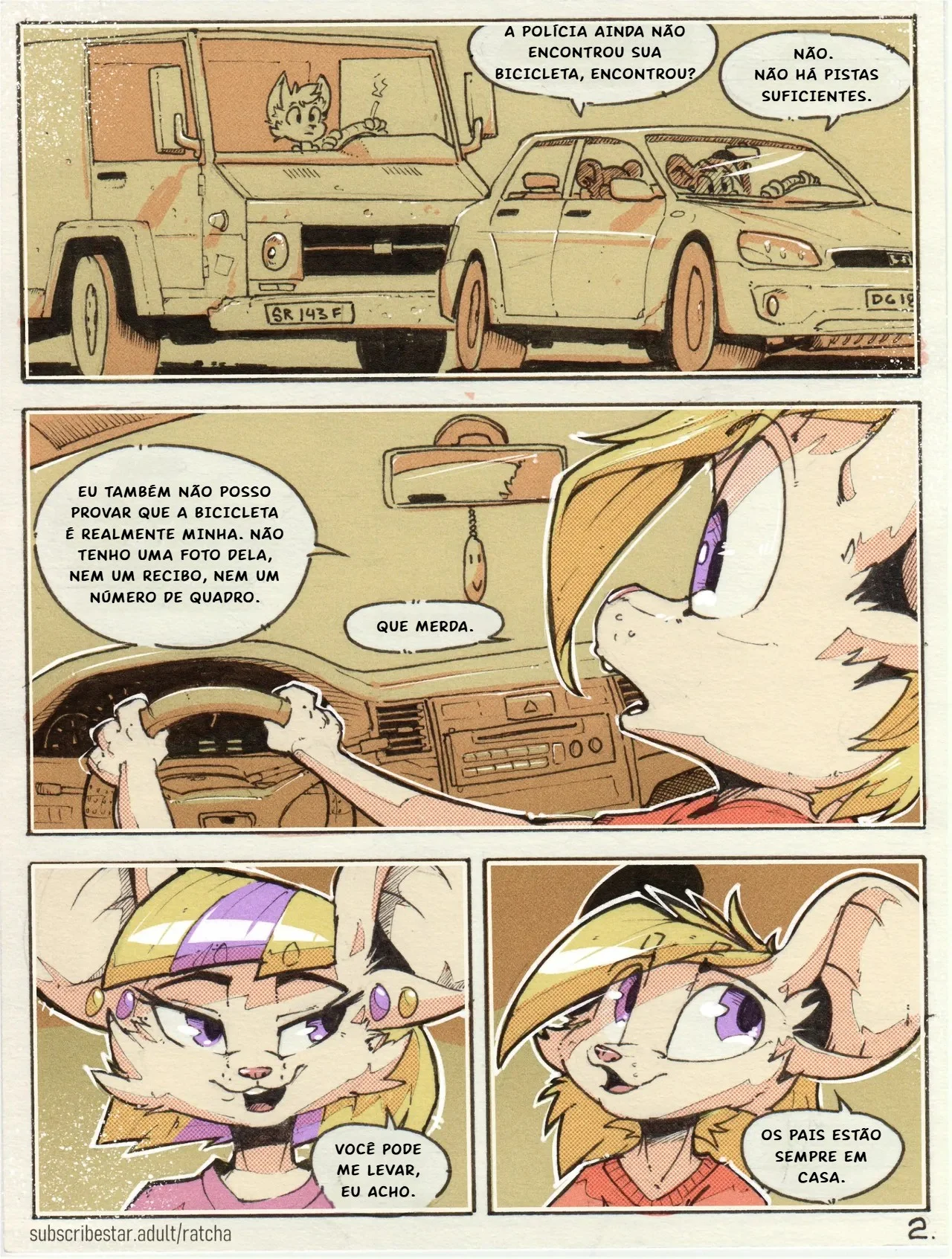 Café Lavanda: Quadrinhos +18 com Furry e Sexo Explícito