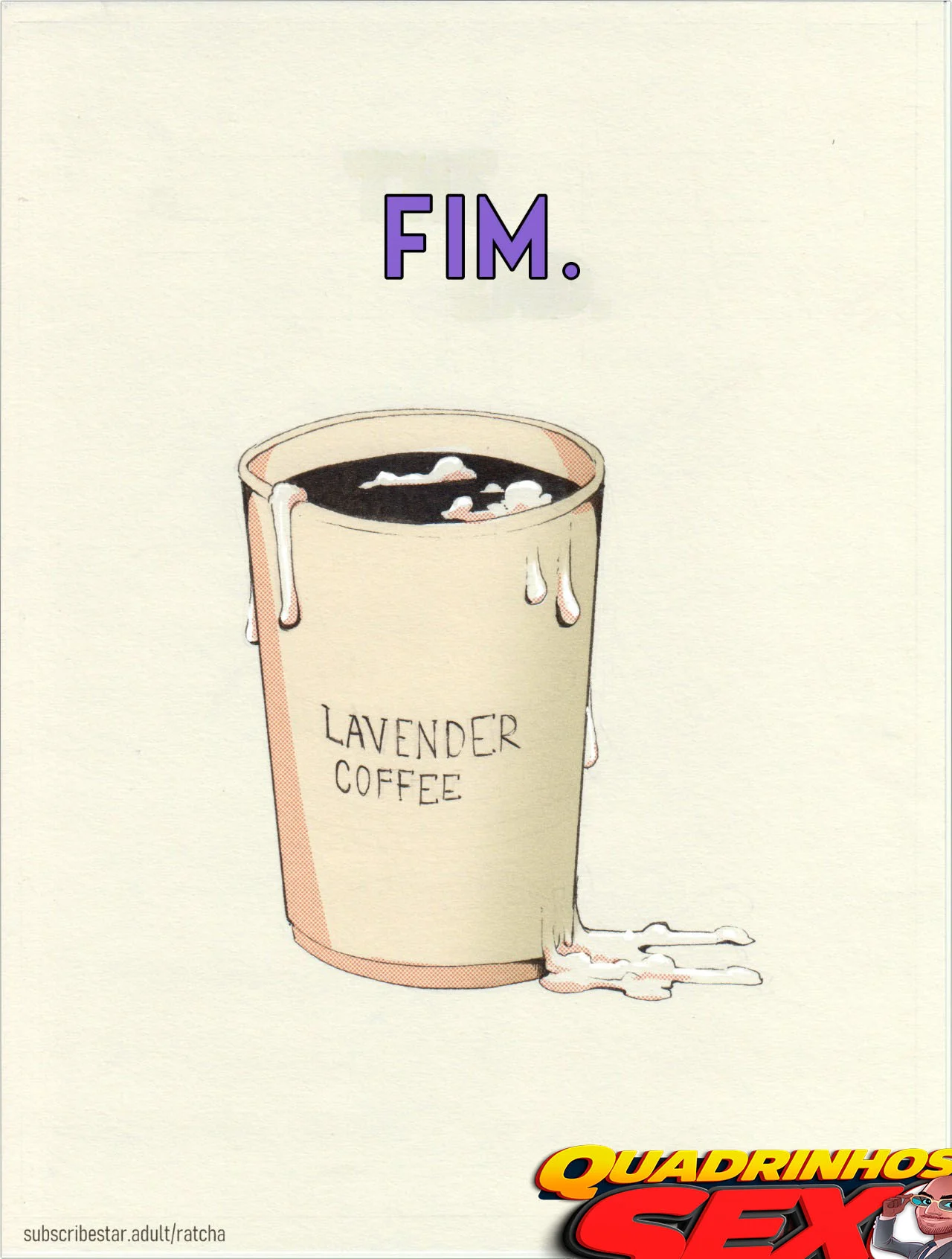 Café Lavanda: Quadrinhos +18 com Furry e Sexo Explícito