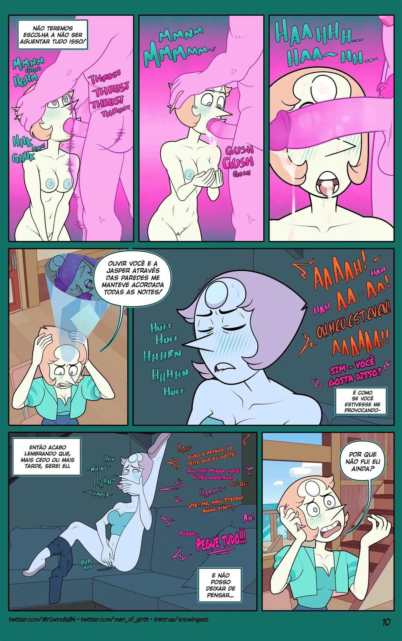 Steven Universo: Hentai Explícito de Fetiche e Submissão - Quadrinhos Picantes