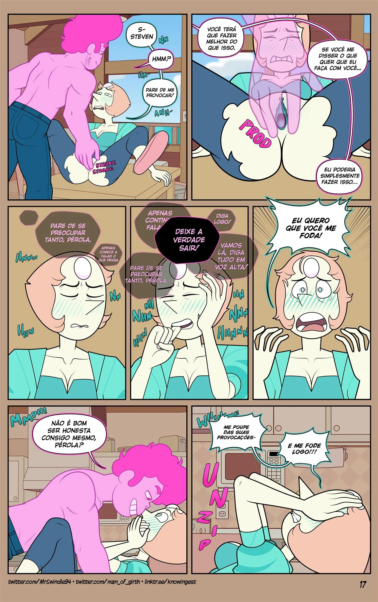Steven Universo: Hentai Explícito de Fetiche e Submissão - Quadrinhos Picantes
