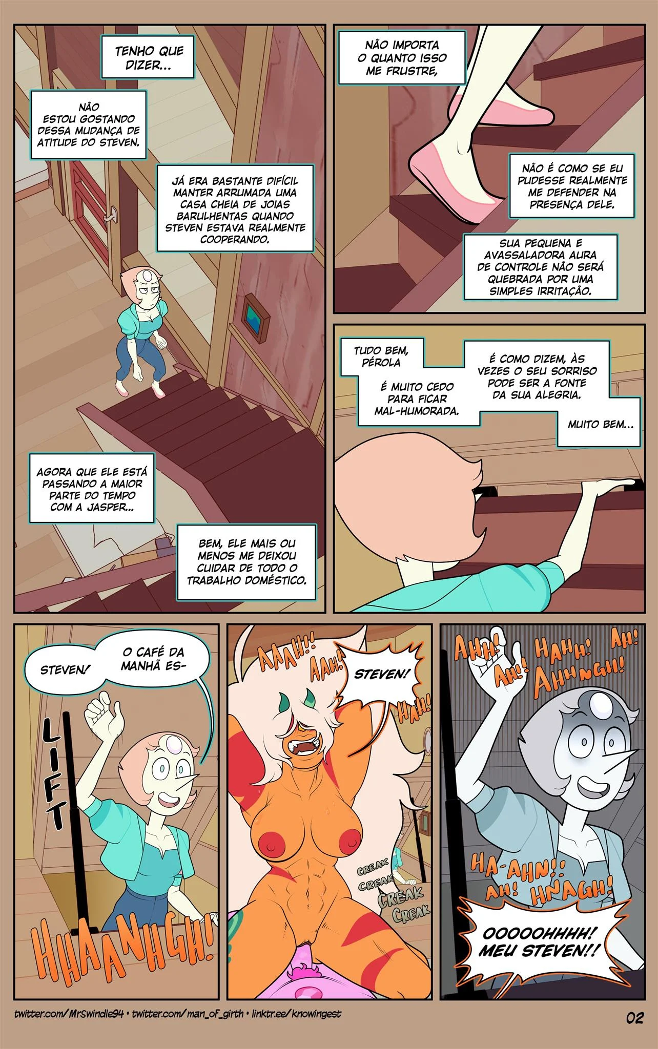 Steven Universo: Hentai Explícito de Fetiche e Submissão - Quadrinhos Picantes