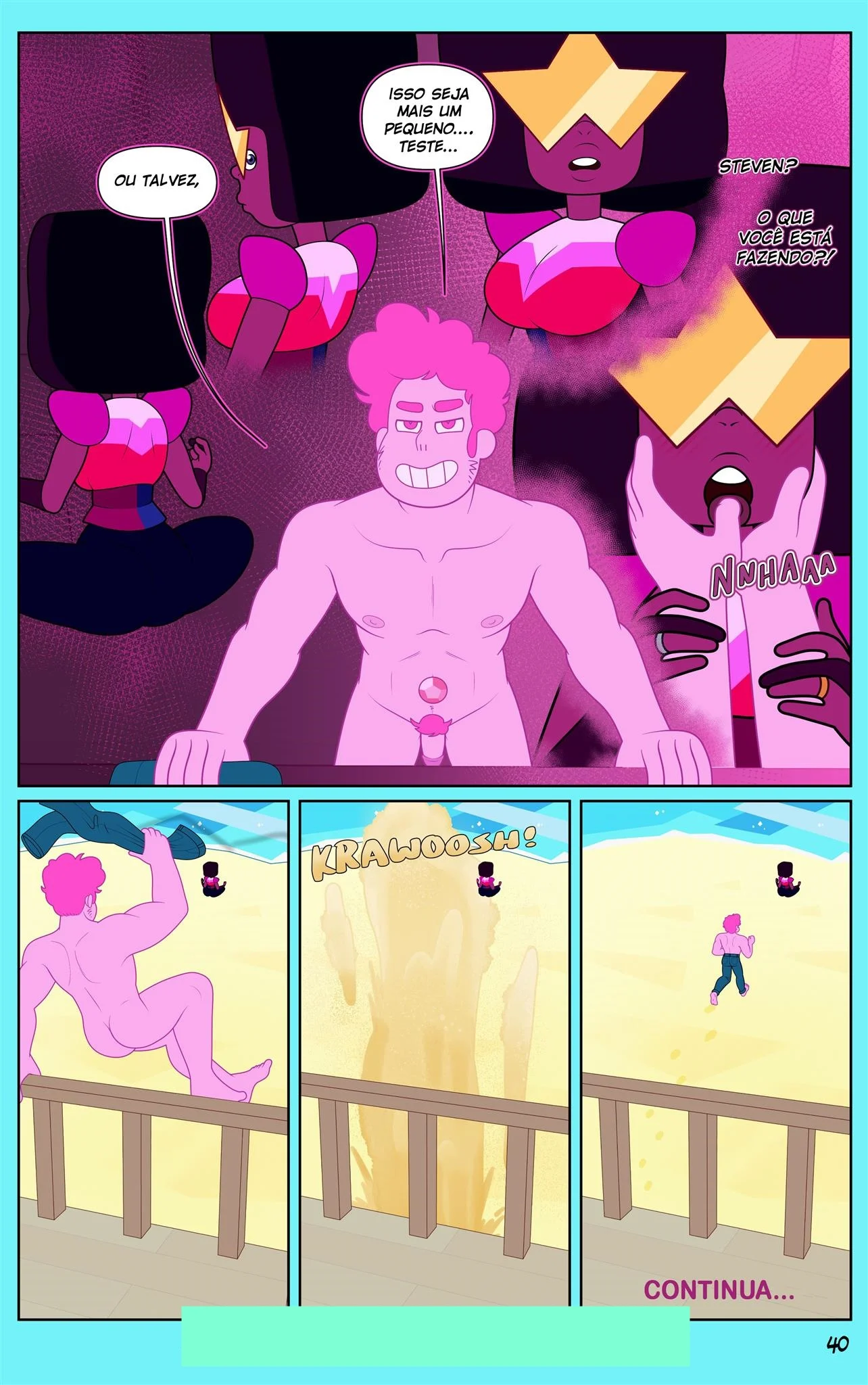 Steven Universo: Hentai Explícito de Fetiche e Submissão - Quadrinhos Picantes