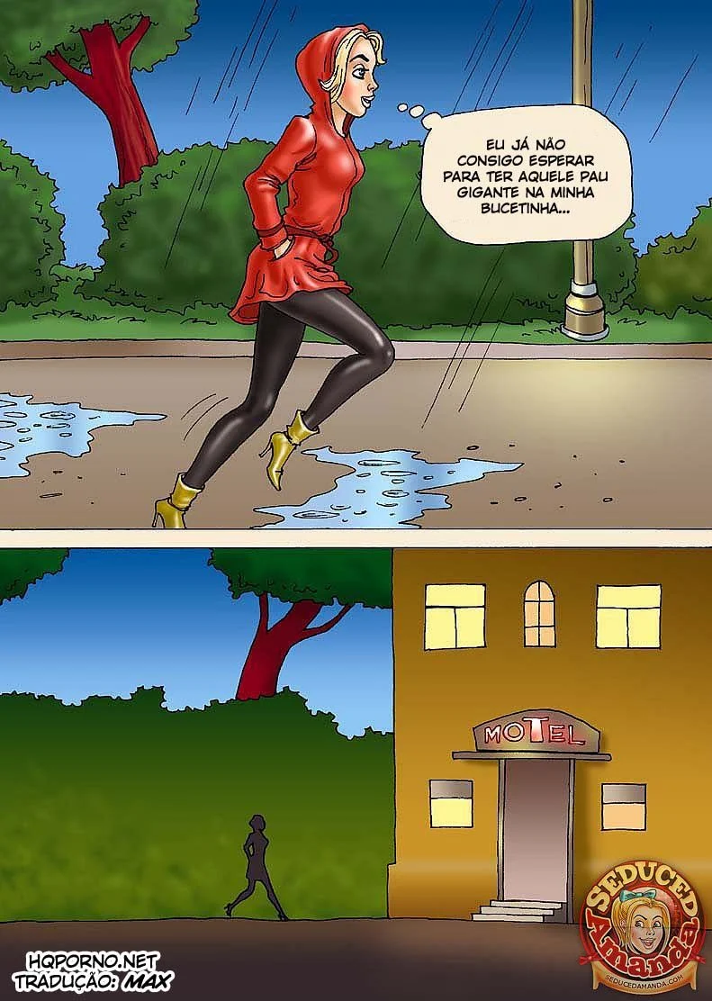 Pai ou Estranho? Foda Brutal com Garotas Submissas em HQ Proibida