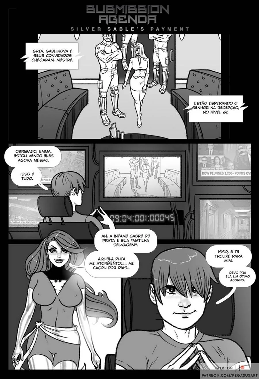 Descontrole e Desejo: Silver Sable Dominada em Cena Explícita Descontrole e Desejo: Silver Sable Dominada em Cena Explícita