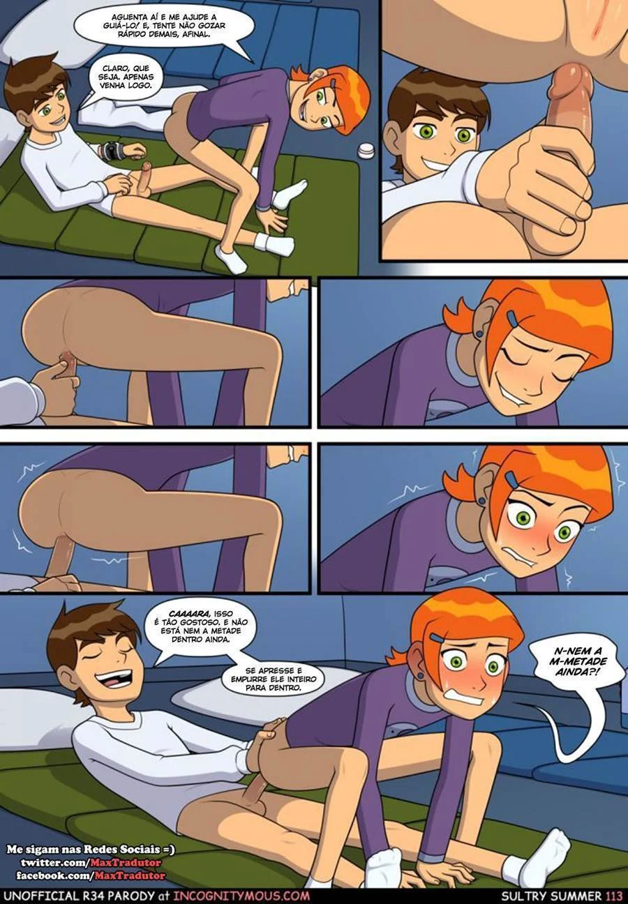 Quadrinhos Eróticos: Aventura Picante da Gwen com o Ben 10 no Verão