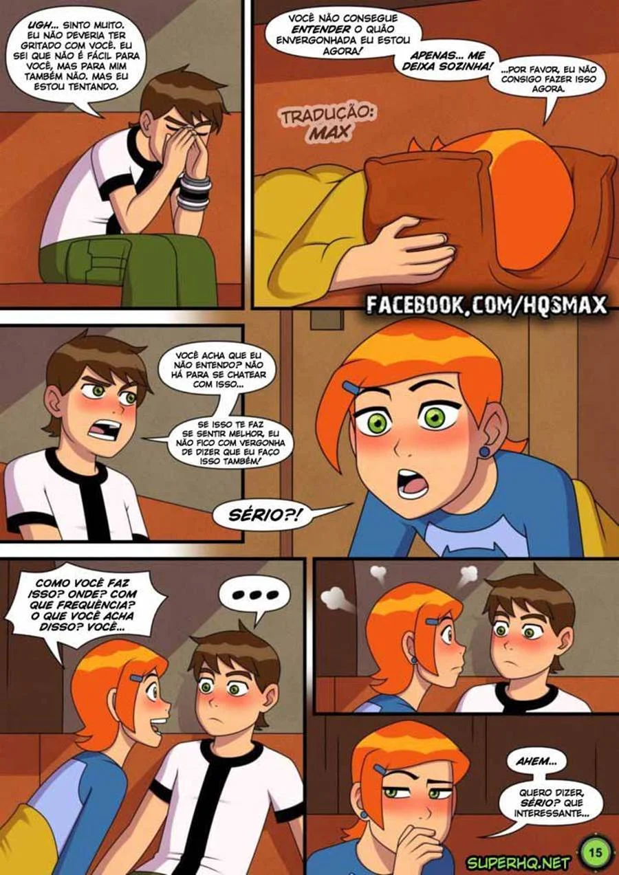 Quadrinhos Eróticos: Aventura Picante da Gwen com o Ben 10 no Verão