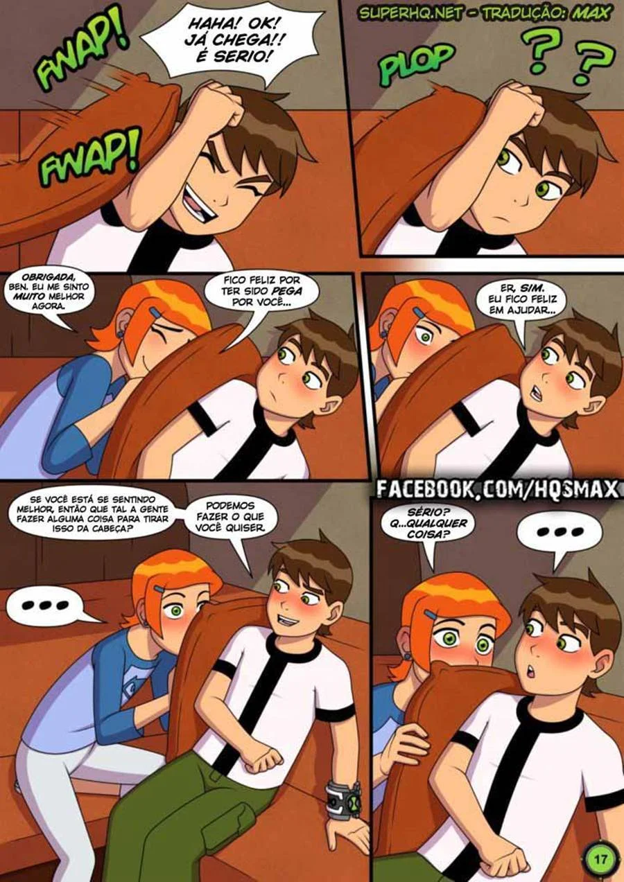 Quadrinhos Eróticos: Aventura Picante da Gwen com o Ben 10 no Verão