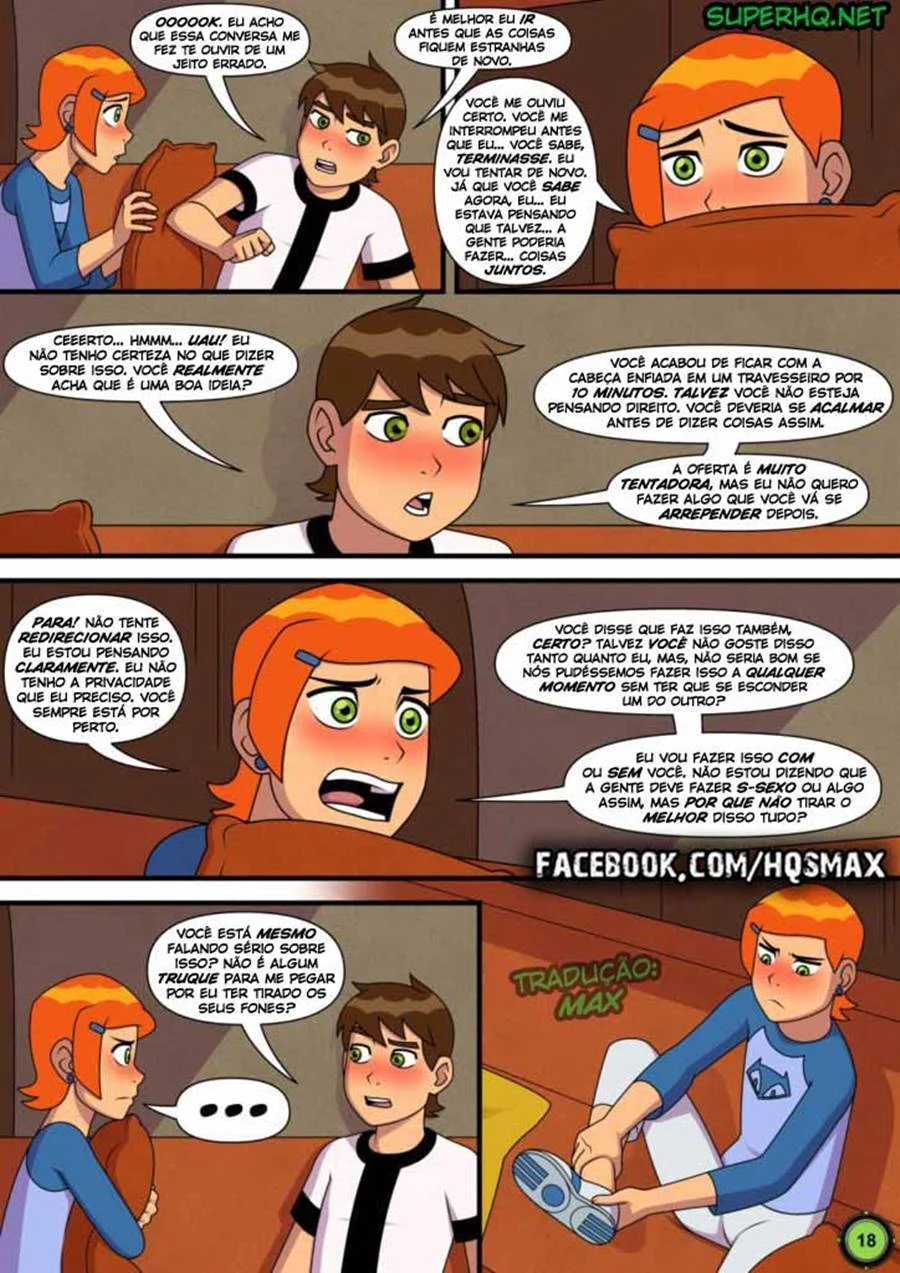 Quadrinhos Eróticos: Aventura Picante da Gwen com o Ben 10 no Verão