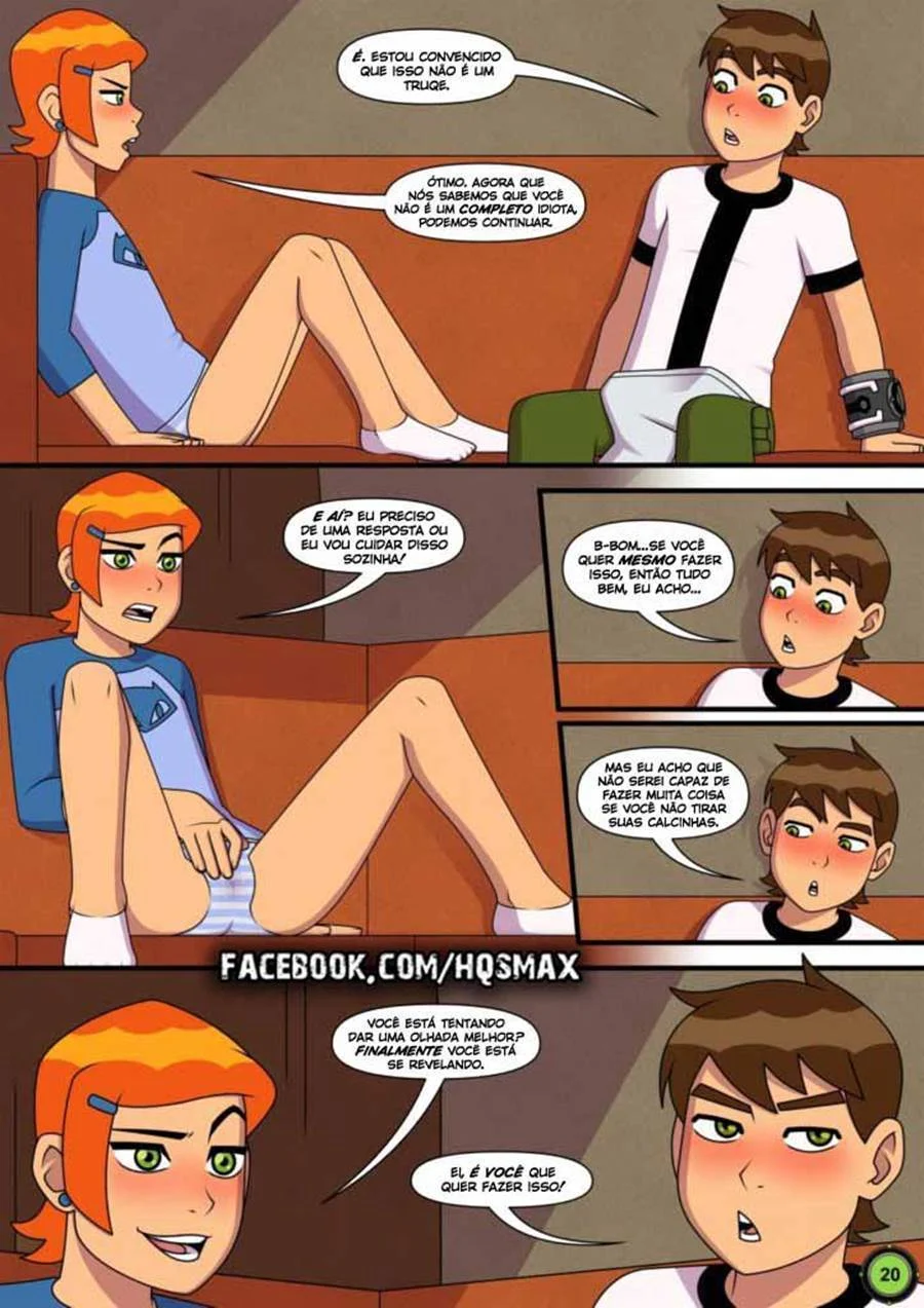 Quadrinhos Eróticos: Aventura Picante da Gwen com o Ben 10 no Verão